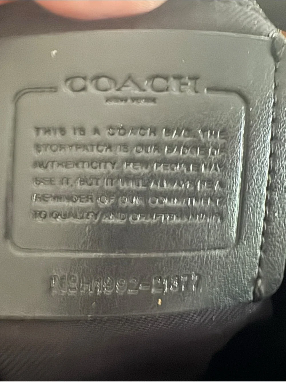 Coach Black Pebbled Leather Adjustable Crossbody